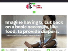 Tablet Screenshot of pdxdiaperbank.org